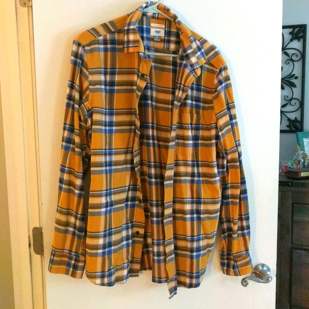 Mens button up flannel